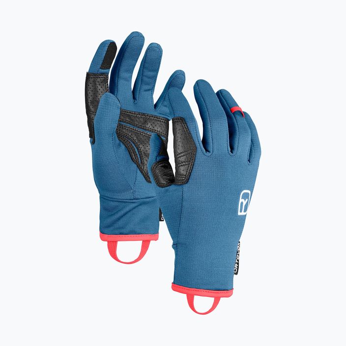 Дамски ръкавици за трекинг Ortovox Fleece Light blue 5635900005 6