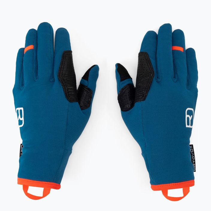 Дамски ръкавици за трекинг Ortovox Fleece Light blue 5635900005 3