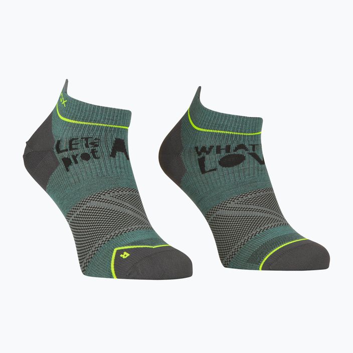 Мъжки чорапи за трекинг ORTOVOX Alpine Light Low grey 5489000003