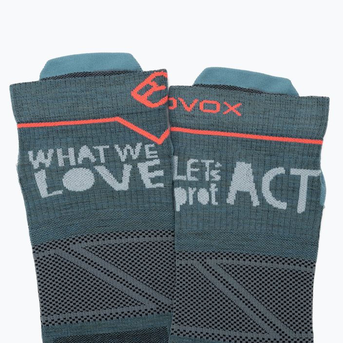 Дамски чорапи за трекинг ORTOVOX Alpine Light Low grey 5479000001 4