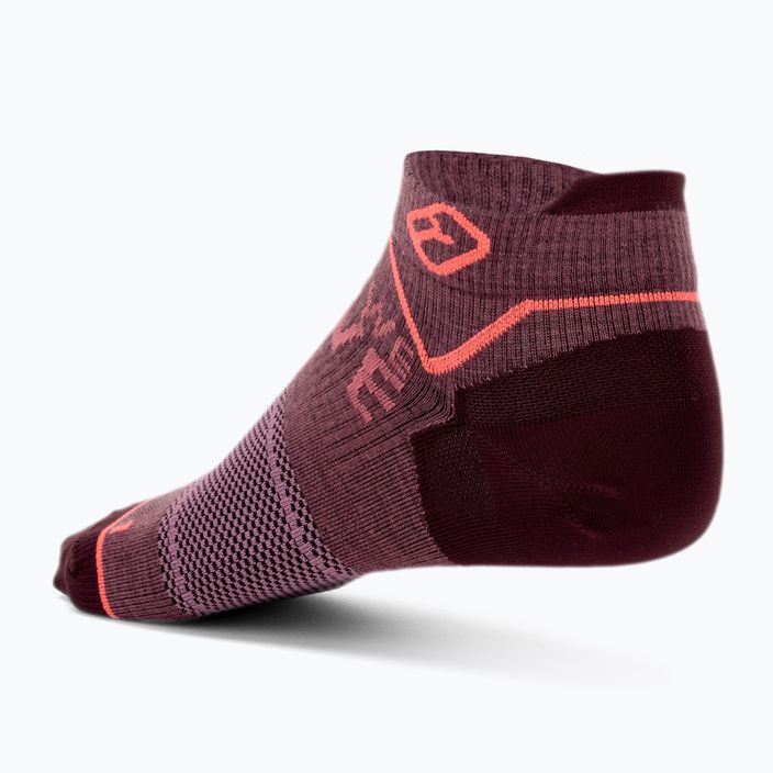 Дамски чорапи за трекинг ORTOVOX Alpine Light Low red 5479000005 2