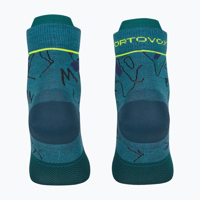 Мъжки чорапи за трекинг ORTOVOX Alpine Light Quarter blue 5489100005 2