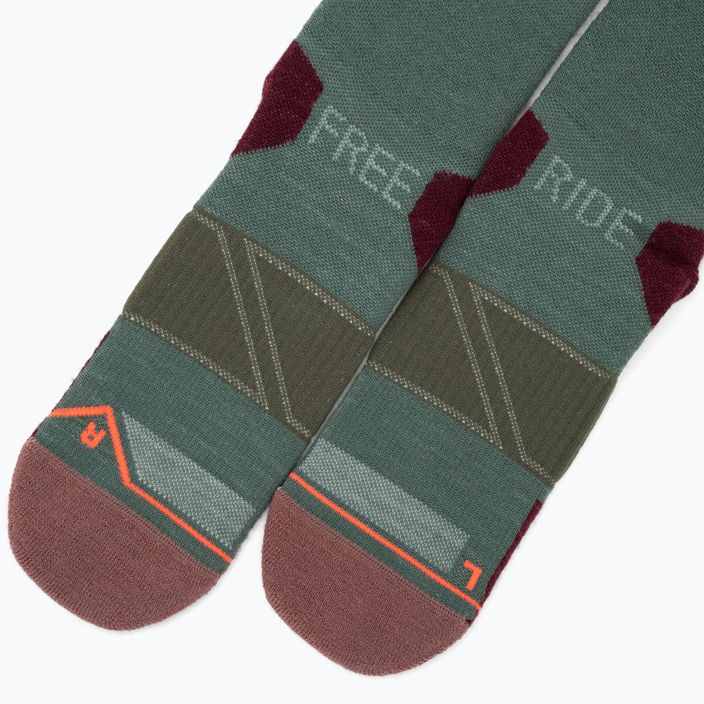 Дамски ски чорапи ORTOVOX Freeride Дълги чорапи Уютни диви билки 5