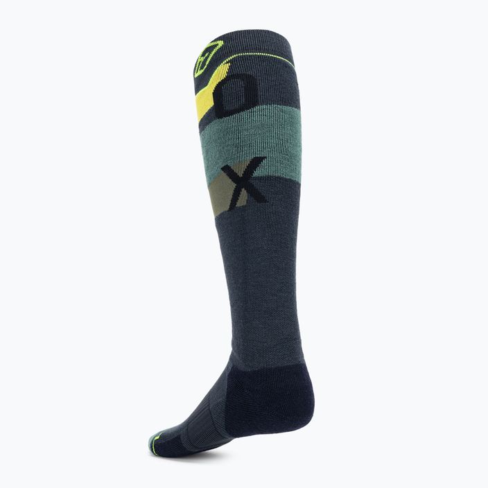 Мъжки ски чорапи ORTOVOX Freeride Long Socks Cozy black steel 4