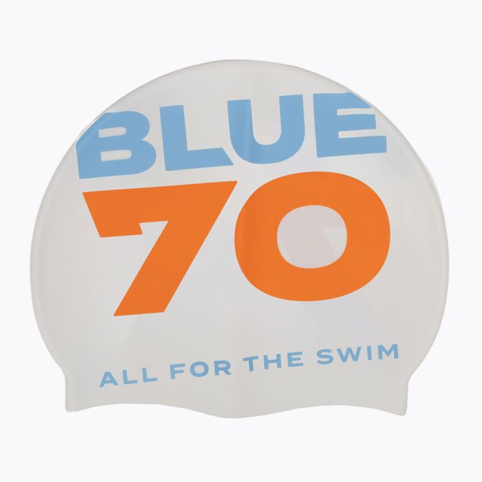 BlueSeventy Силиконова шапка за плуване BL301 бяла