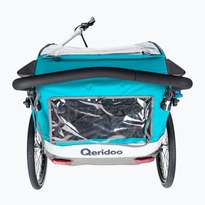 Qeridoo Sportrex2 двойно ремарке за велосипед, синьо Q-SR2-21-P 4