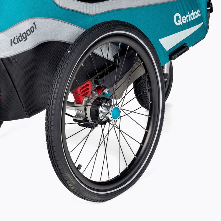 Ремарке за велосипед с една седалка Qeridoo Kidgoo1 синьо Q8-20-P 6