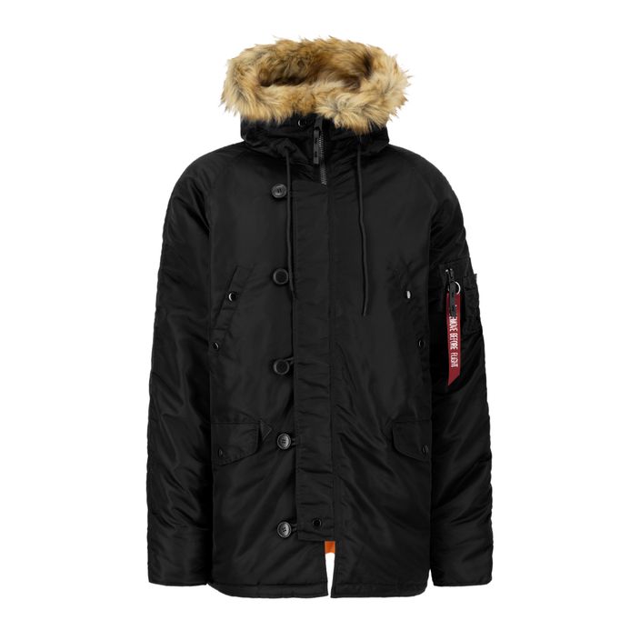 Alpha Industries мъжко яке N-3B VF черно 2