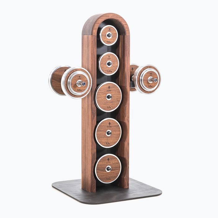 Комплект тежести със стойка NOHrD WeightPlate Tower Oxbridge Cherry 2