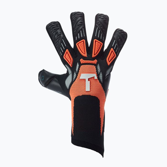T1TAN Rebel Re:Born Вратарски ръкавици черно и оранжево 201929 4
