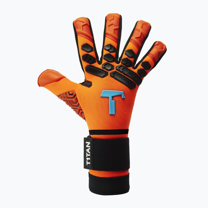 T1TAN Shocking Beast 2.0 Вратарски ръкавици (FP) оранжево/черно 202104 6