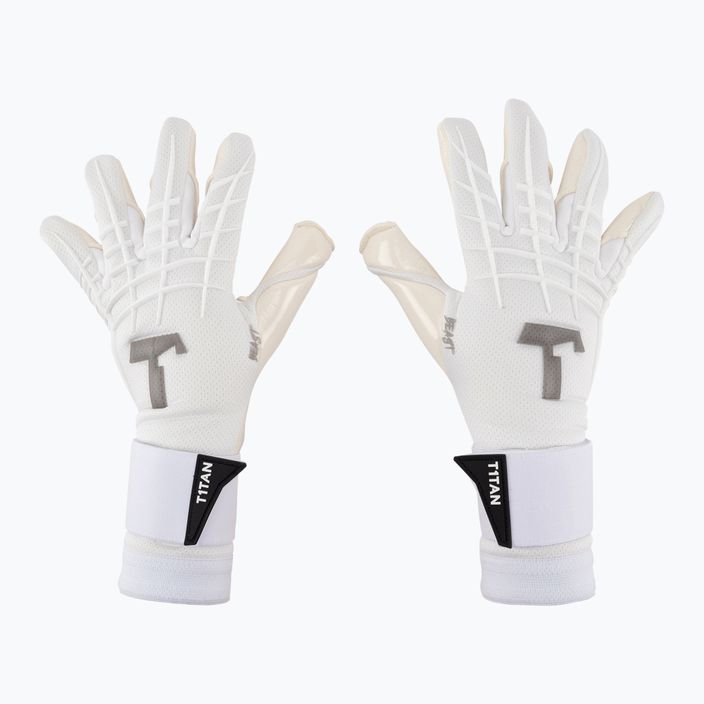 T1TAN Beast 3.0 Вратарски ръкавици бели