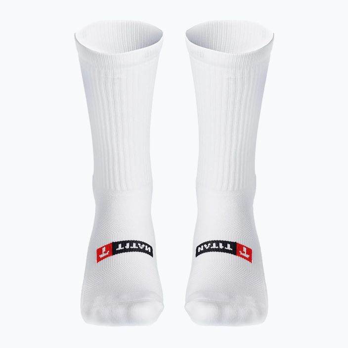 T1TAN Grip Футболни чорапи бели 3