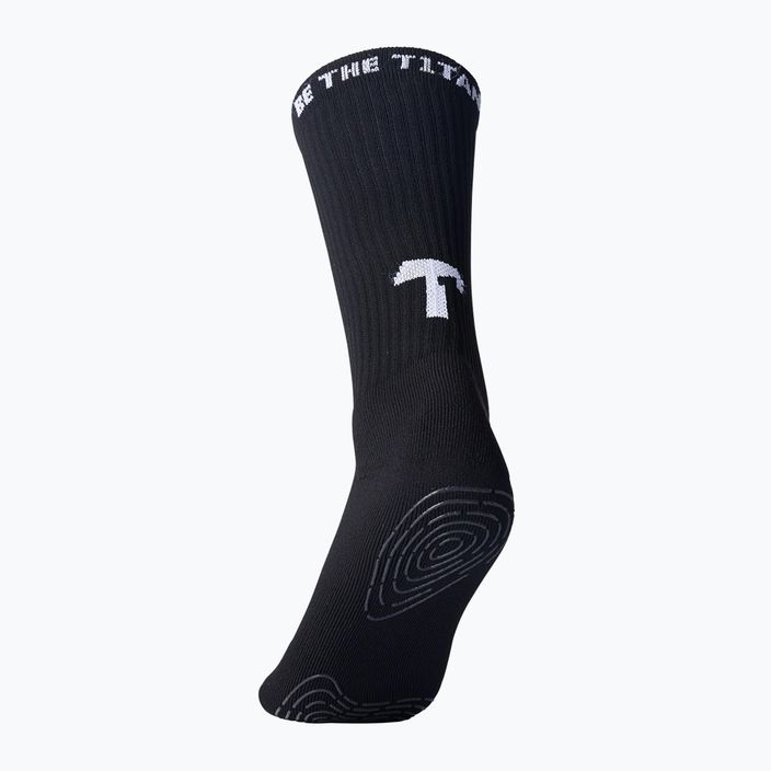T1TAN Grip Футболни чорапи черни 2