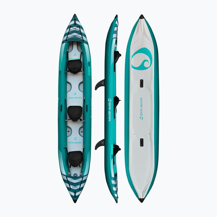 Надуваем каяк 3 -местен SPINERA Hybris 475 teal/white/grey 2