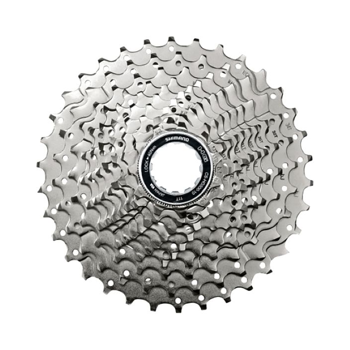 Shimano CS-HG500 10 скоростна велосипедна касета 11-34 сребърна 2