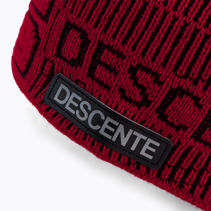 Мъжка зимна шапка Descente Summit 85 червена DWBUGC01 4