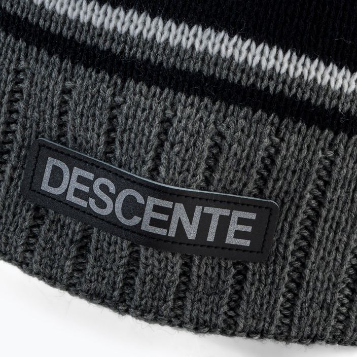 Мъжка зимна шапка Descente Rickey 9093 сиво-черна DWBUGC02 4