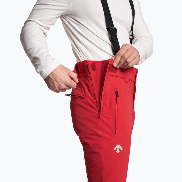 Мъжки ски панталони Descente Swiss electric red 4
