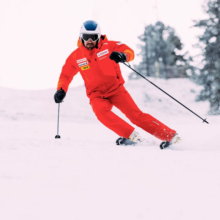 Мъжки ски панталони Descente Swiss mandarin orange 11