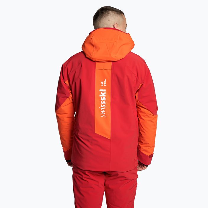Мъжко ски яке Descente Swiss mandarin orange 2