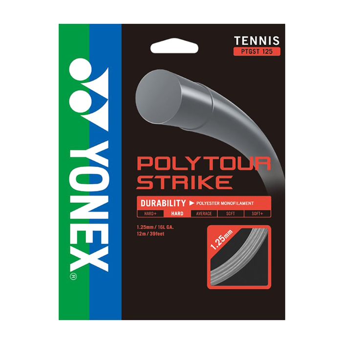Комплект за тенис на корт YONEX Poly Tour Strike 12 m Grey 2