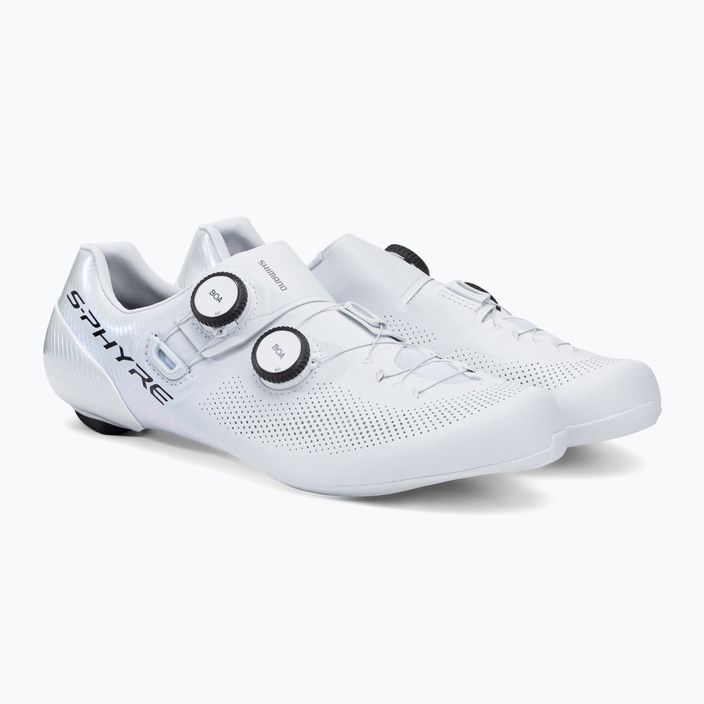 Мъжки обувки за колоездене Shimano SH-RC903 white ESHRC903MCW01S46000 4