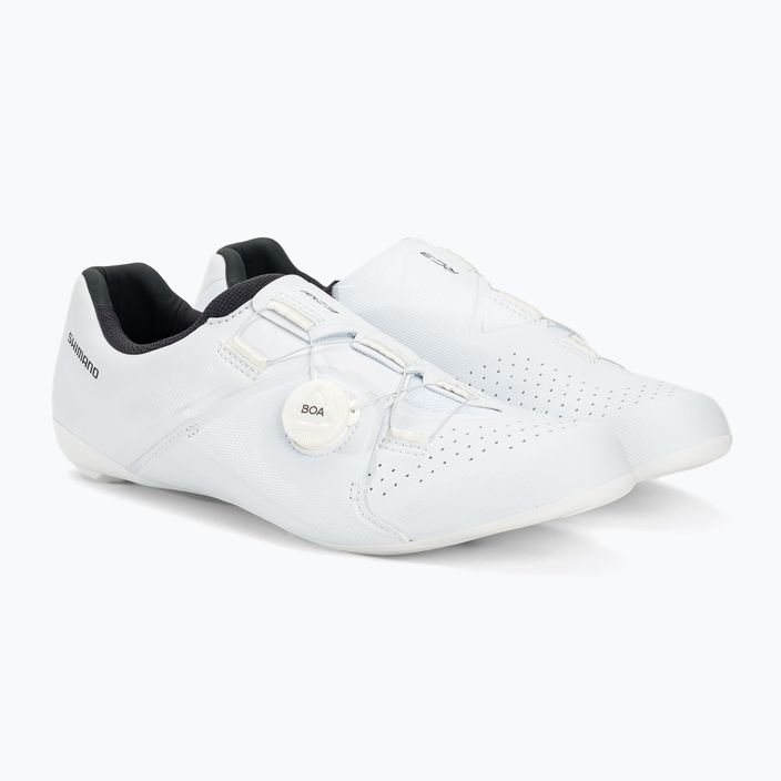 Shimano SH-RC300 мъжки обувки за шосе бяло 4