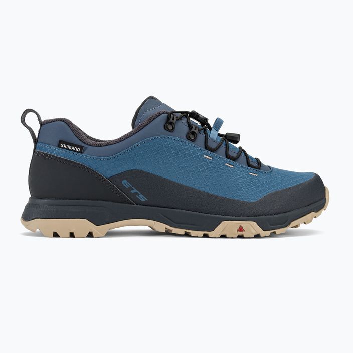 Мъжки обувки за колоездене на платформа Shimano SH-ET501 сини 2