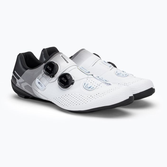 Shimano SH-RC702 мъжки обувки за колоездене, бели ESHRC702MCW01S47000 4