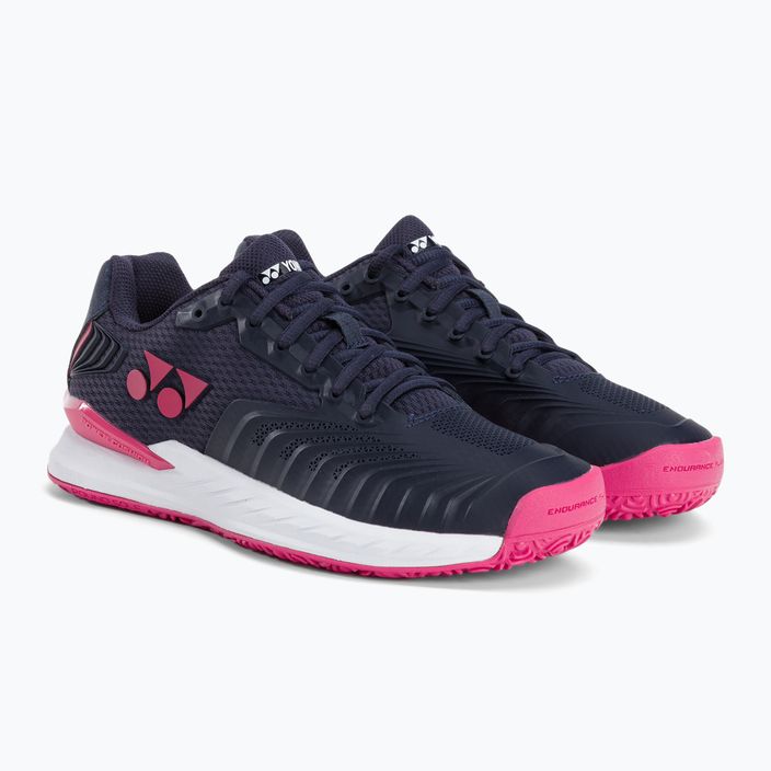 Дамски обувки за тенис YONEX SHT Eclipsion 4 CL navy blue/pink STFEC4WC3NP 4