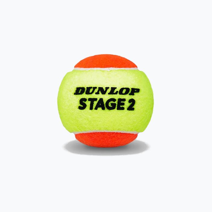Детски топки за тенис Dunlop Stage 2 60 бр. оранжево/жълто 601343 2