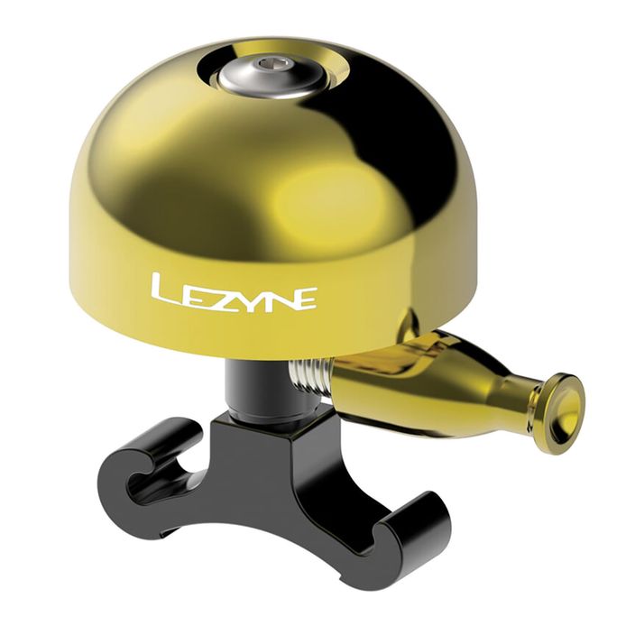 Lezyne Classic Brass M месинг/черен звънец за велосипед 2