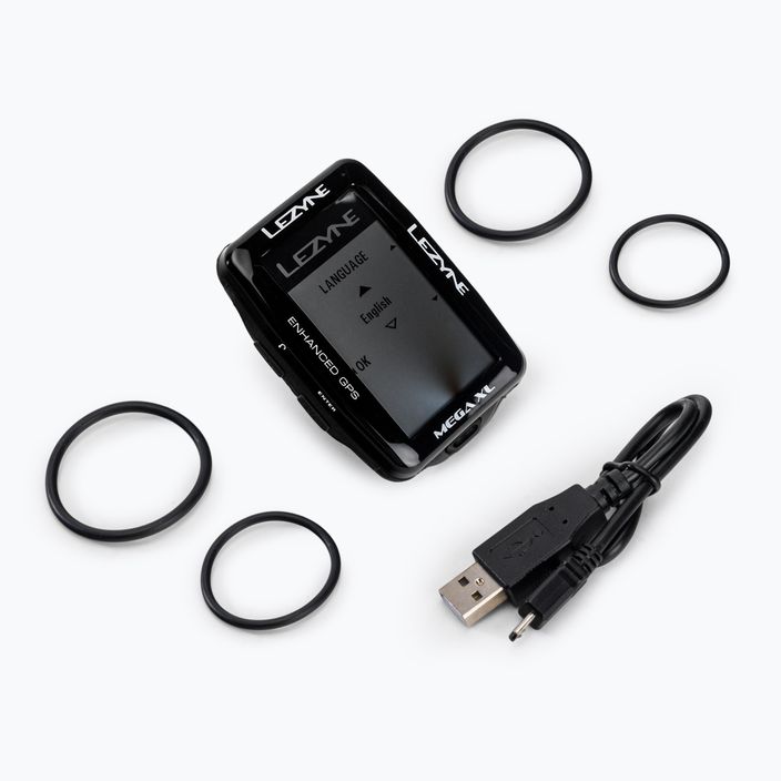 LEZYNE MEGA XL GPS брояч за велосипед черен LZN-1-GPS-MEGAXL-V104 3