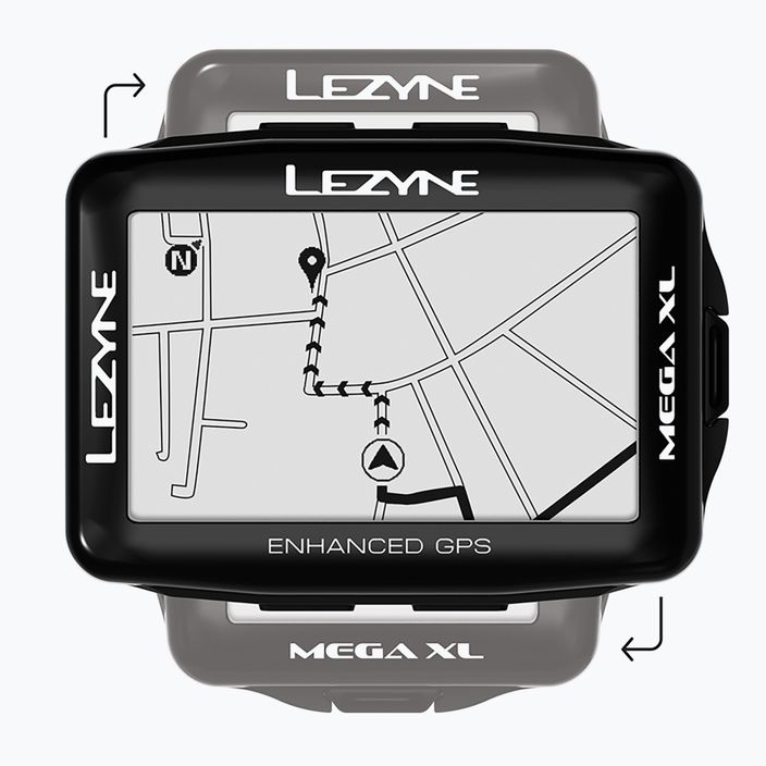 LEZYNE MEGA XL GPS брояч за велосипед черен LZN-1-GPS-MEGAXL-V104 5