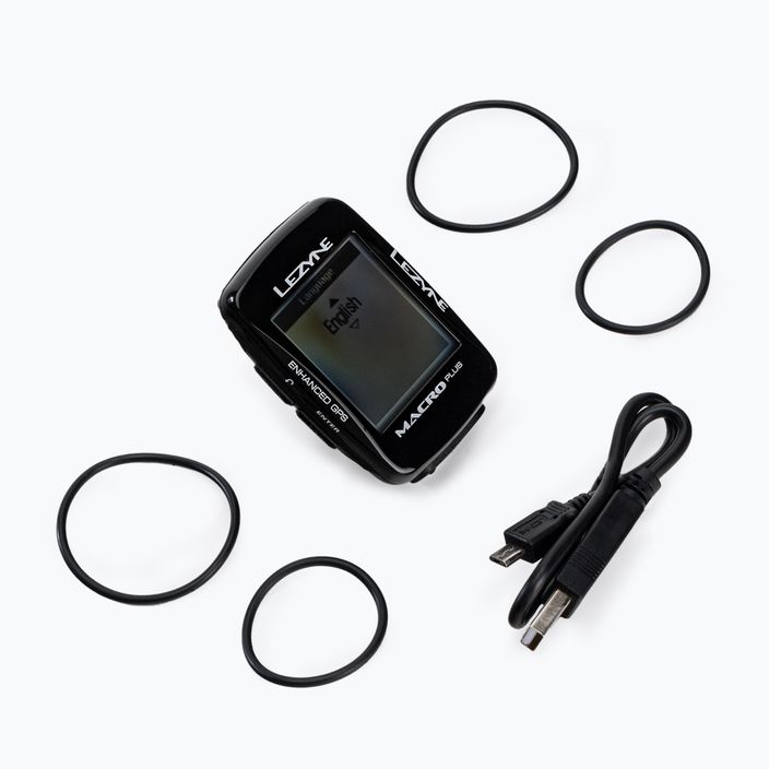 LEZYNE MACRO PLUS GPS брояч за велосипеди черен LZN-1-GPS-MACRO-V204 3