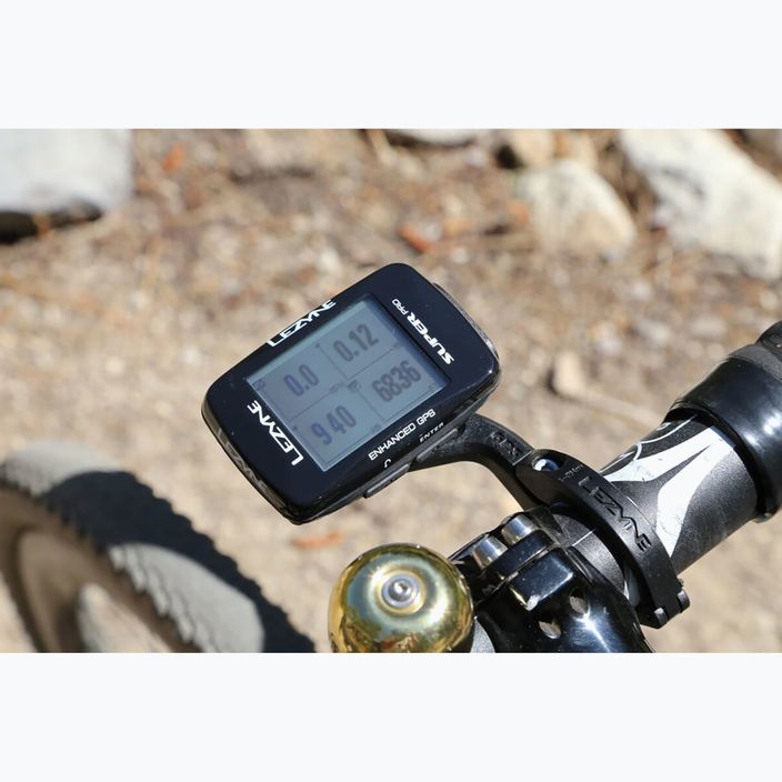 GPS брояч за велосипеди Lezyne Super Pro черен 6