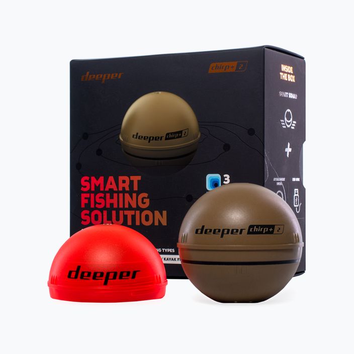 Deeper Smart Sonar Chirp+ 2.0 Brown DP4H10S10 2