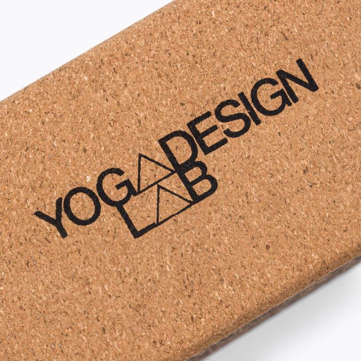 Кубче за йога Yoga Design Lab Cork Yoga кафяво BL-Cork-Mandala Black 5