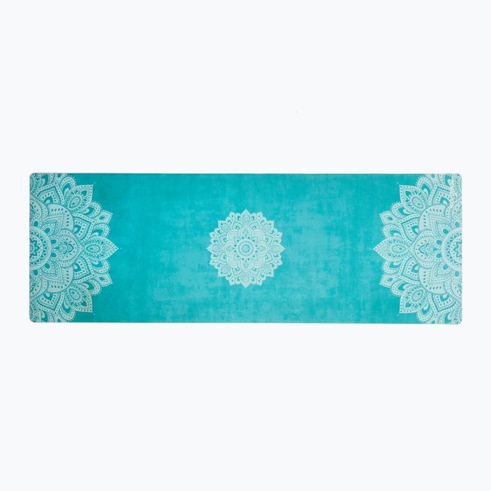 Mata do jogi Yoga Design Lab Combo Yoga 3.5 mm niebieska Mandala Turquoise 2