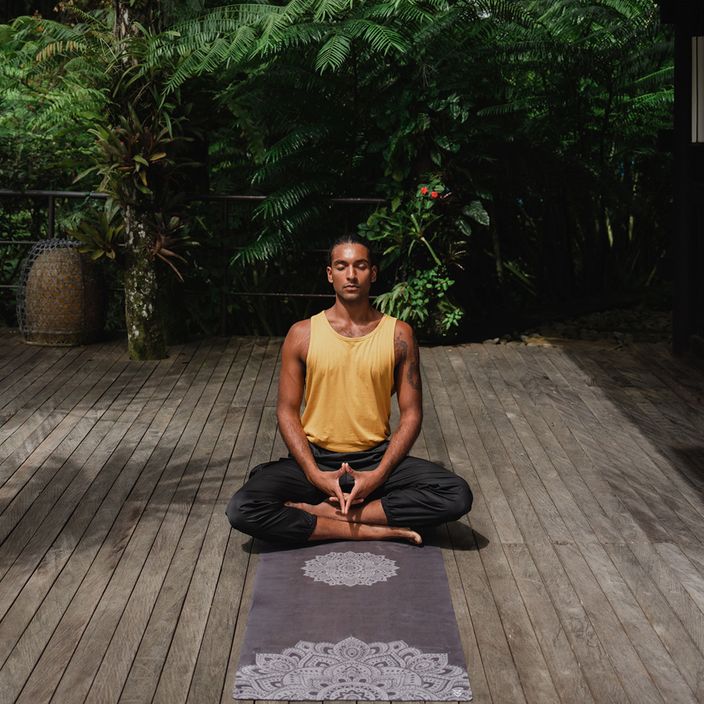 Yoga Design Lab Combo Yoga постелка за йога 1,5 мм черна Мандала Черно 5
