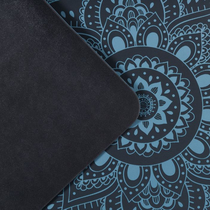 Yoga Design Lab Инфинити постелка за йога 3 мм синя Мандала Teal 4
