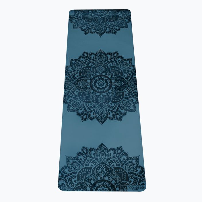 Yoga Design Lab Инфинити постелка за йога 3 мм синя Мандала Teal 5