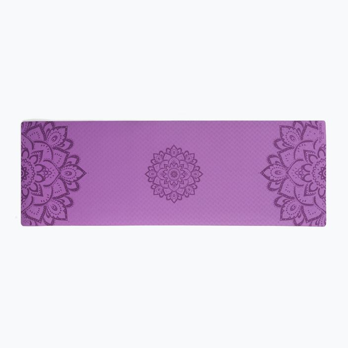 Yoga Design Lab Flow Pure 6 мм лилава мандала Лавандула постелка за йога 2