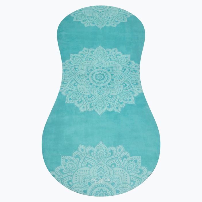 Постелка за йога Yoga Design Lab Curve 3,5 mm тюркоаз Mandala Turquoise 6