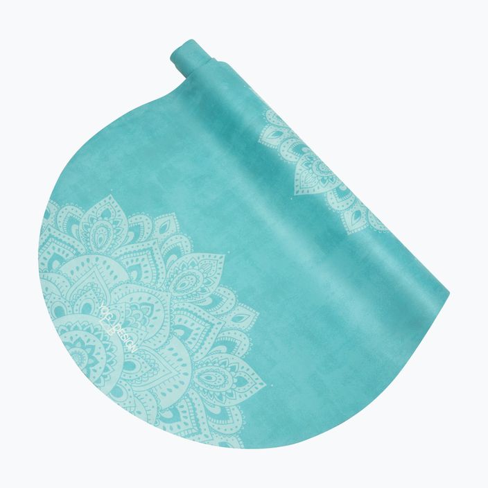 Постелка за йога Yoga Design Lab Curve 3,5 mm тюркоаз Mandala Turquoise 7