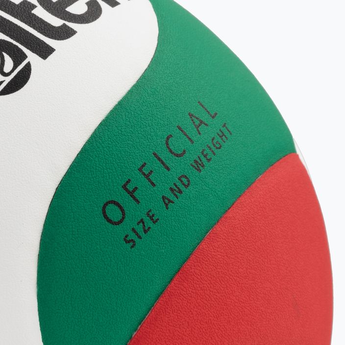 Волейболна топка Molten V4M4500-4 бяла/зелена/червена размер 4 3
