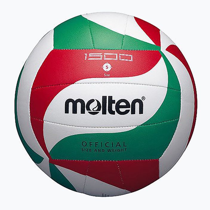 Molten волейбол V5M1500-5 бяло/зелено/червено размер 5 4