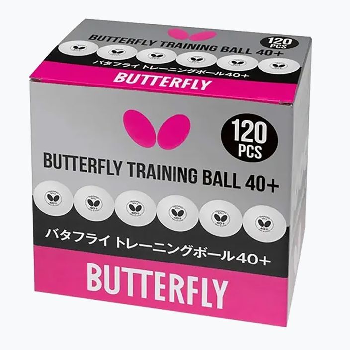 Топчета за тенис на маса Butterfly 120 бр. бели. 2
