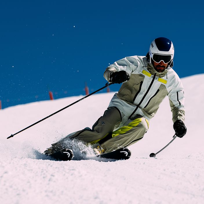 Мъжко ски яке Descente Shaun сиво/зелено 5
